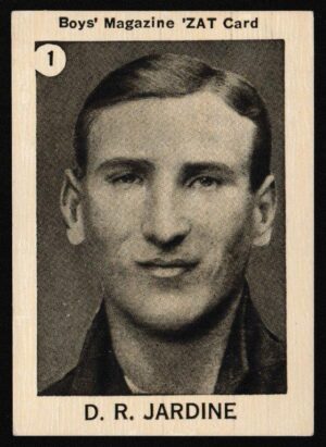 Boys' Magazine - '"Zat" Cards - Cricketers (M)' (1932) - D.R. Jardine