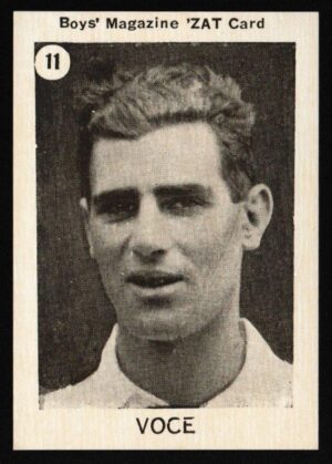 Boys' Magazine - '"Zat" Cards - Cricketers (M)' (1932) - Voce