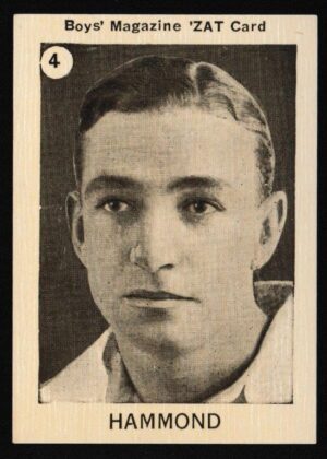 Boys' Magazine - '"Zat" Cards - Cricketers (M)' (1932) - Hammond