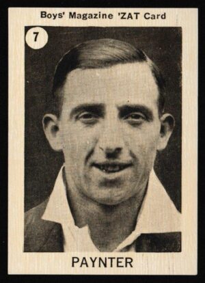 Boys' Magazine - '"Zat" Cards - Cricketers (M)' (1932) - Paynter