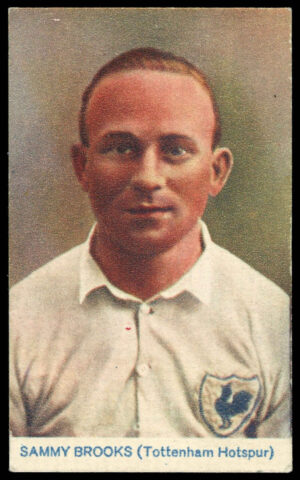 Boys' Magazine - 'Coloured Studies of Famous Internationals' (1922) - Sammy Brooks (Tottenham Hotspur)