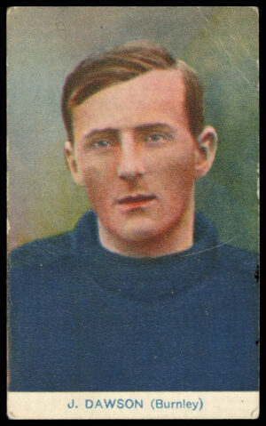 Boys' Magazine - 'Coloured Studies of Famous Internationals' (1922) - J. Dawson (Burnley)
