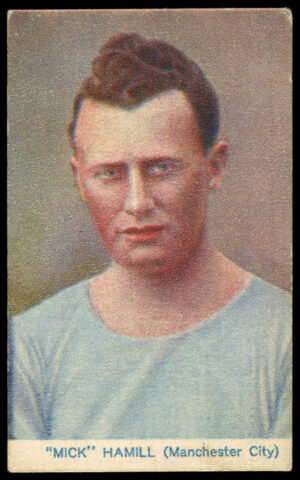 Boys' Magazine - 'Coloured Studies of Famous Internationals' (1922) - Mick Hammill (Manchester City)