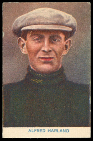 Boys' Magazine - 'Coloured Studies of Famous Internationals' (1922) - Alfred Harland (Everton)