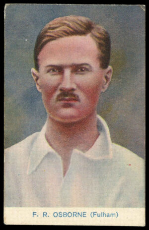 Boys' Magazine - 'Coloured Studies of Famous Internationals' (1922) - F.R. Osborne (Fulham)