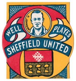 Boys' Magazine - 'Famous Footer Clubs' - (1926) - Sheffield Utd (J. Johnson)