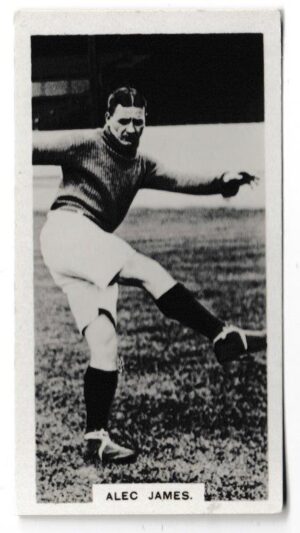 Boys' Magazine - 'Famous Footballers Series' (c1930) - Card #2 - Alec James (Arsenal)