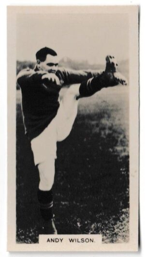 Boys' Magazine - 'Famous Footballers Series' (c1930) - Card #4 - Andy Wilson (Chelsea)
