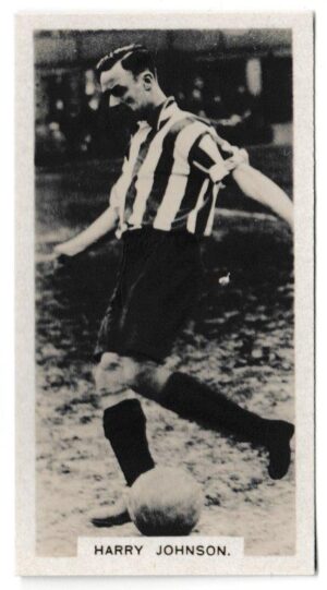 Boys' Magazine - 'Famous Footballers Series' (c1930) - Card #6 - Harry Johnson (Sheffield United)