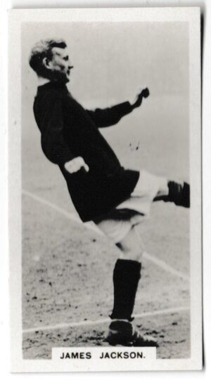Boys' Magazine - 'Famous Footballers Series' (c1930) - Card #8 - James Jackson (Liverpool)