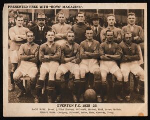 Boys' Magazine - 'Football Teams 1925-26 (EL)' (1925) - Everton