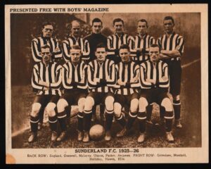 Boys' Magazine - 'Football Teams 1925-26 (EL)' (1925) - Sunderland