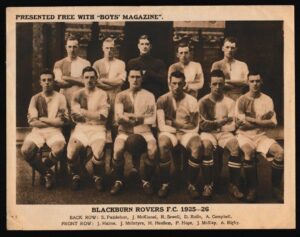 Boys' Magazine - 'Football Teams 1925-26 (EL)' (1925) - Blackburn Rovers