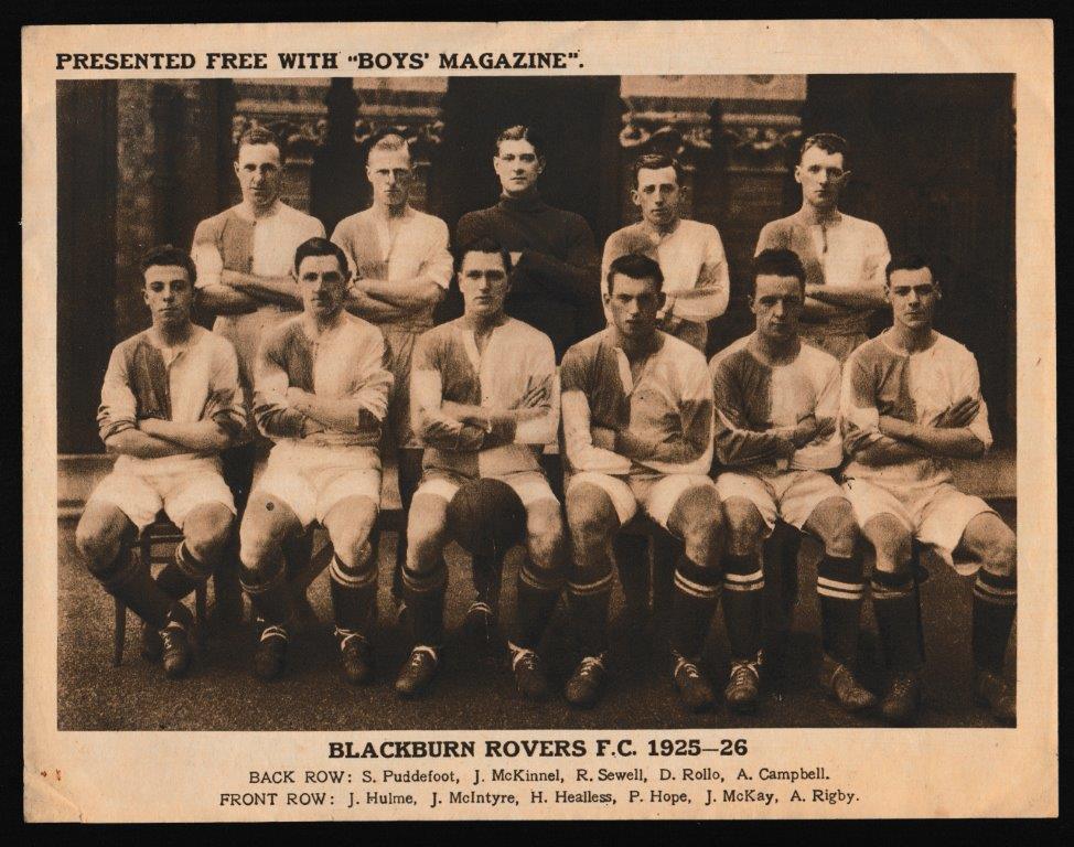 Boys' Magazine - 'Football Teams 1925-26 (EL)' (1925) - Blackburn Rovers Boys' Magazine - 'Football Teams 1925-26 (EL)' (1925) - Blackburn Rovers