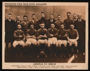 Boys' Magazine - 'Football Teams 1925-26 (EL)' (1925) - Arsenal