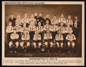 Boys' Magazine - 'Football Teams 1925-26 (EL)' (1925) - Southampton