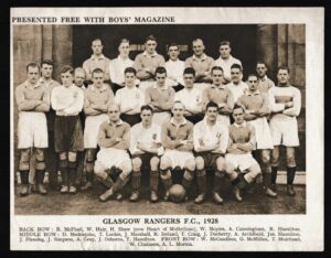 Boys' Magazine - 'Football Teams 1928 (EL)' (1928) - Glasgow Rangers