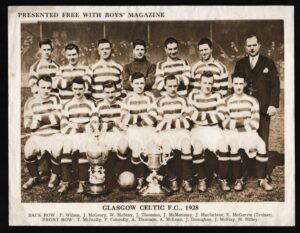 Boys' Magazine - 'Football Teams 1928 (EL)' (1928) - Glasgow Celtic