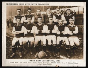 Boys' Magazine - 'Football Teams 1928 (EL)' (1928) - West Ham United
