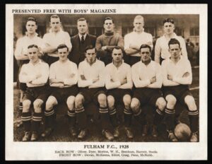 Boys' Magazine - 'Football Teams 1928 (EL)' (1928) - Fulham