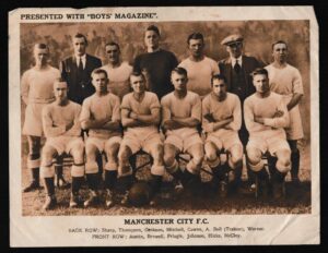 Boys' Magazine - 'Football Teams (EL)' (1925) - Manchester City
