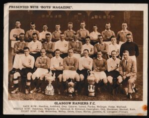 Boys' Magazine - 'Football Teams (EL)' (1925) - Glasgow Rangers