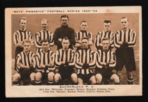 Boys' Magazine - 'Football Series' (1923) - Card #4 - Sunderland