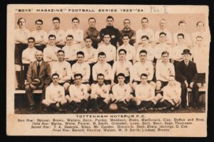 Boys' Magazine - 'Football Series' (1923) - Card #5 - Tottenham Hotspur