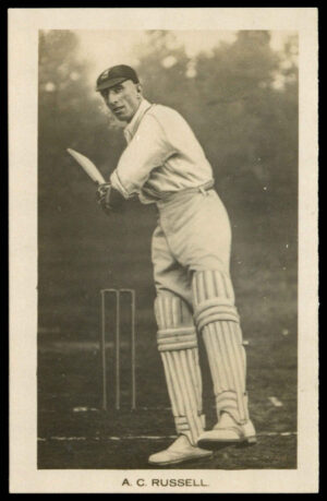 Boys' Realm - 'Famous Cricketers' (1922) - #10 - Albert Charles Russell (Essex) Boys' Realm - 'Famous Cricketers' (1922) - #10 - Albert Charles Russell (Essex)