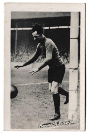 Boys' Realm - 'Famous Footballers' (1922) - Card #6 - Kenneth Campbell (Liverpool)