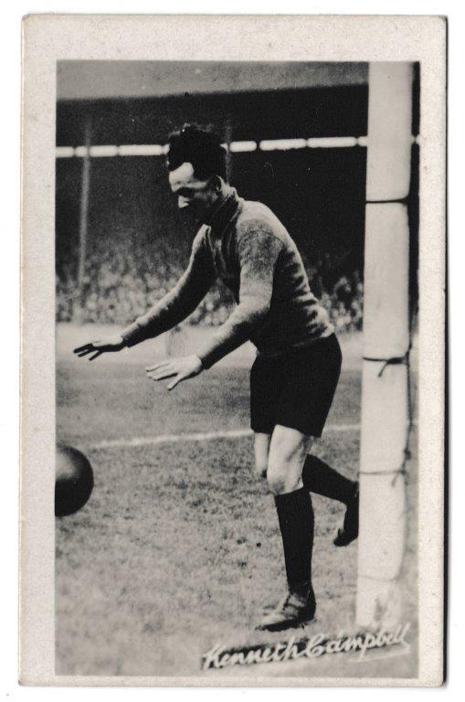 Boys' Realm - 'Famous Footballers' (1922) - Card #6 - Kenneth Campbell (Liverpool) Boys' Realm - 'Famous Footballers' (1922) - Card #6 - Kenneth Campbell (Liverpool)