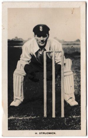 Boys' Realm - 'Famous Cricketers' (1922) - Herbert Strudwick (Surrey) Boys' Realm - 'Famous Cricketers' (1922) - Herbert Strudwick (Surrey)