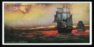 Cadbury's - 'Shipping Series D' (c1910) - Card #3 - Old Wooden Sailing Ship Cadbury's - 'Shipping Series D' (c1910) - Card #3 - Old Wooden Sailing Ship