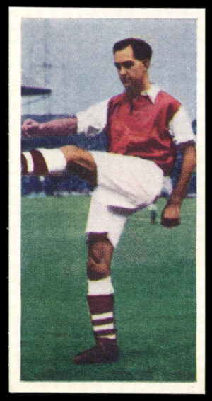 Cadet - 'Footballers (28mm Inverted)' #40 - Dave Bowen (Arsenal) (1958)