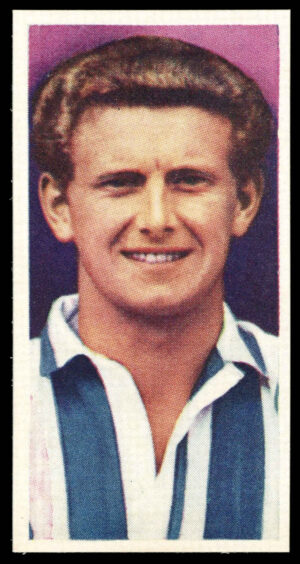 Cadet - 'Footballers (28mm Inverted)' #49 - Derek Kevan (West Bromwich Albion) (1958)