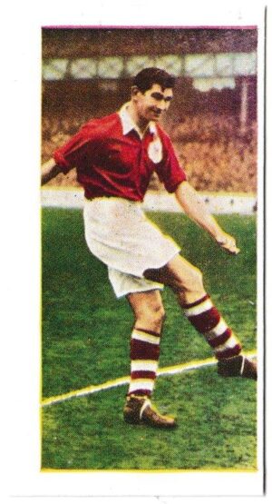 Cadet Sweets - 'Footballers (1957)' - Card #1 - Johnny Atyeo (Bristol City)