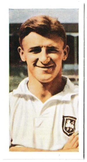 Cadet Sweets - 'Footballers (1957)' - Card #13 - Tommy Docherty (Preston North End)