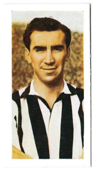 Cadet Sweets - 'Footballers (1957)' - Card #37 - Bob Stokoe (Newcastle United)