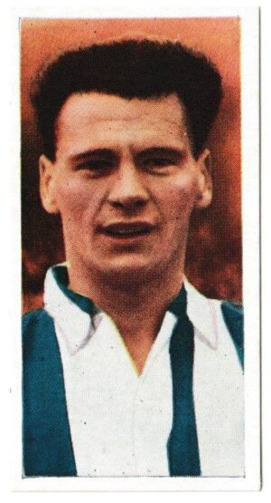 Cadet Sweets - 'Footballers (1958)' - Card #1 - Bobbie Robson (West Bromwich Albion)
