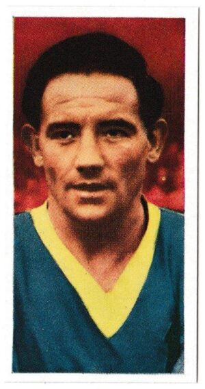 Cadet Sweets - 'Footballers (1958)' - Card #19 - Wilbur Cush (Leeds United)