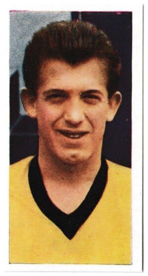 Cadet Sweets - 'Footballers (1958)' - Card #2 - Peter Broadbent (Wolverhampton Wanderers)