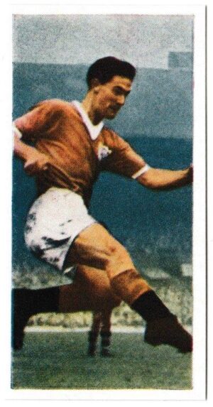 Cadet Sweets - 'Footballers (1958)' - Card #28 - Jackie Mudie (Blackpool)