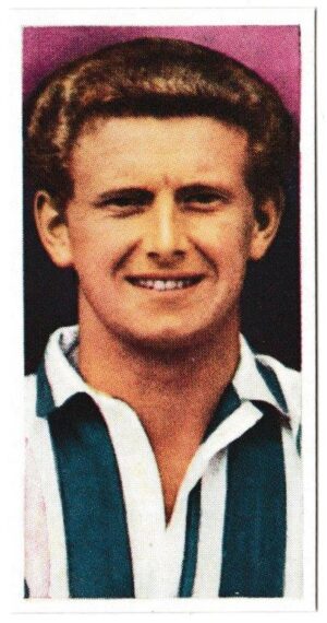 Cadet Sweets - 'Footballers (1958)' - Card #49 - Derek Kevan (West Bromwich Albion)