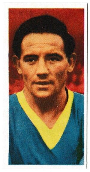 Cadet Sweets - 'Footballers (1959)' - Card #19 - Wilbur Cush (Leeds United)
