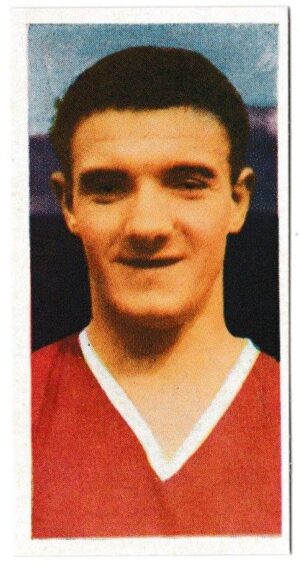 Cadet Sweets - 'Footballers (1959)' - Card #7 - Billy Foulkes (Manchester United)