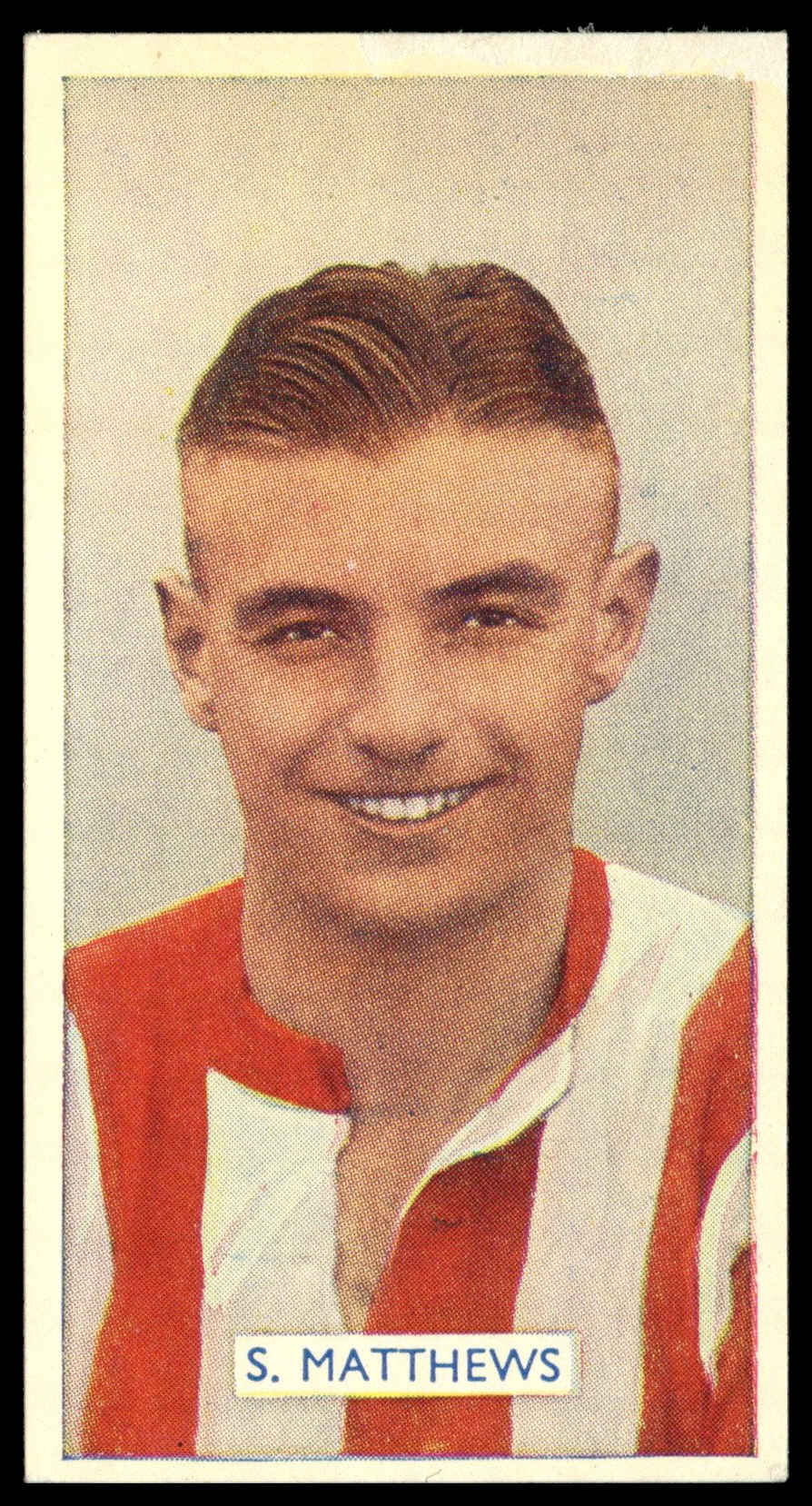 Carreras - 'Famous Footballers' (1936) - #15 - S. Matthews (Stoke City) Carreras - 'Famous Footballers' (1936) - #15 - S. Matthews (Stoke City)