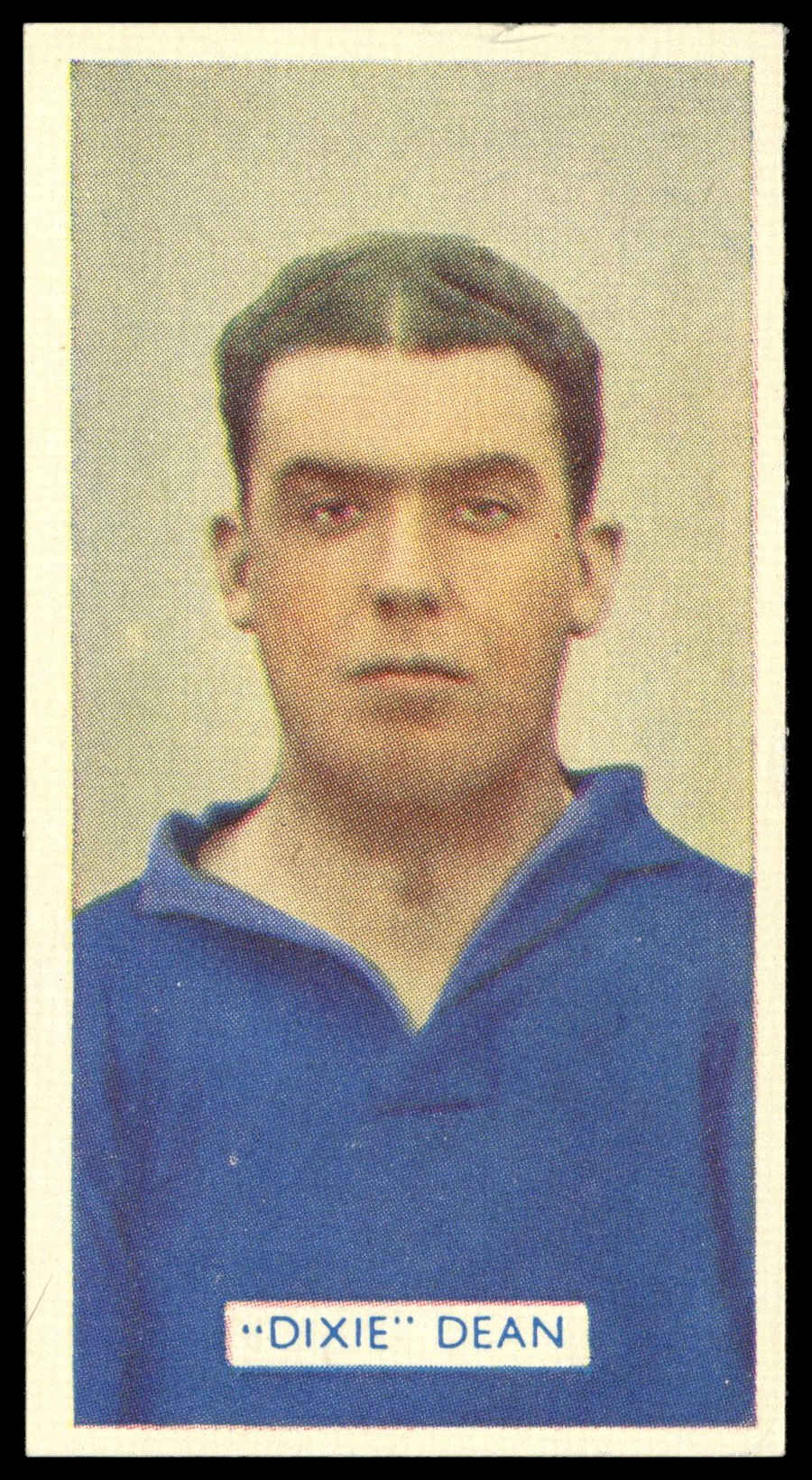 Carreras - 'Famous Footballers' (1936) - #39 - W.R. Dean (Everton) Carreras - 'Famous Footballers' (1936) - #39 - W.R. Dean (Everton)