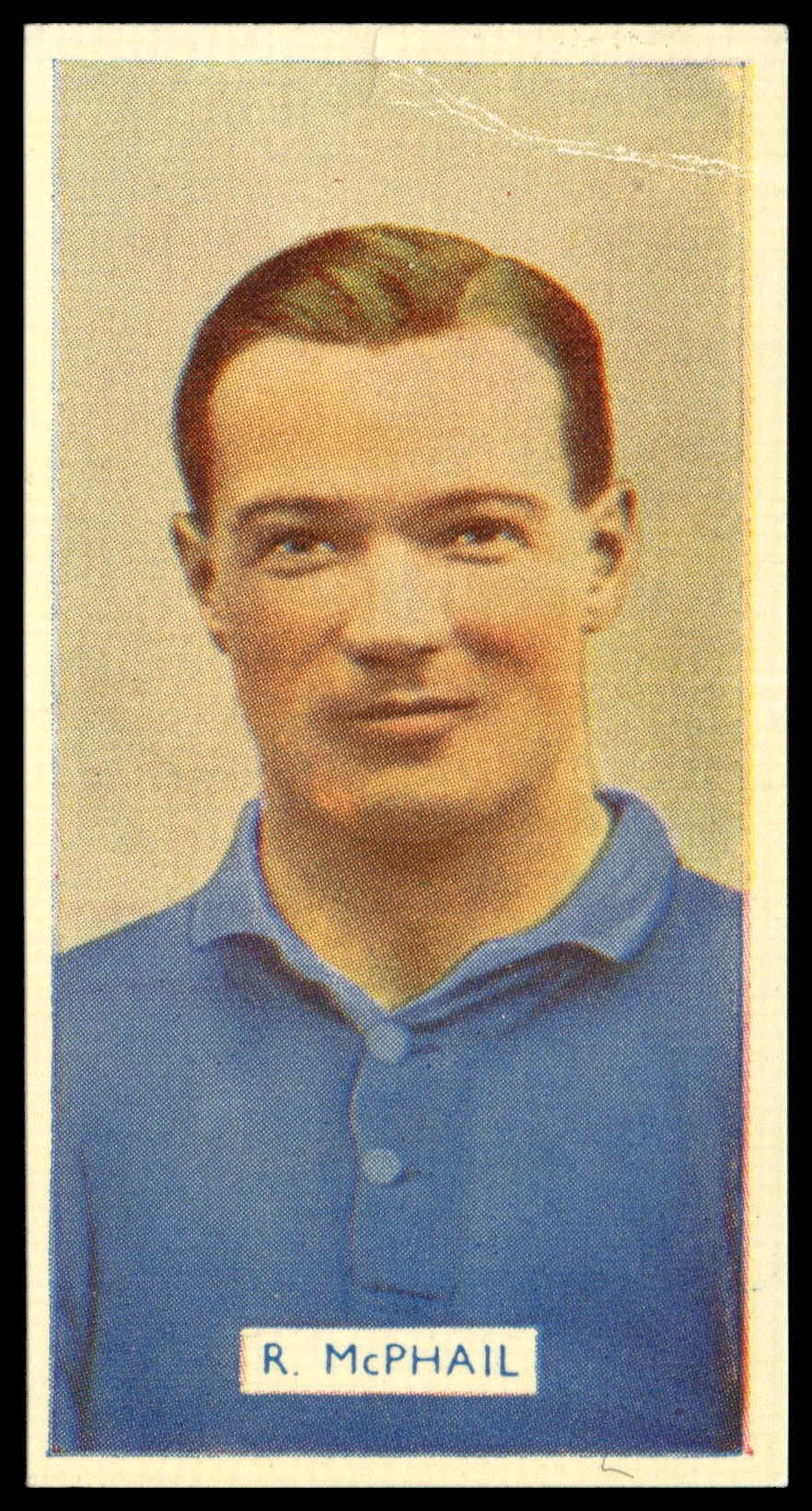 Carreras - 'Famous Footballers' (1936) - #40 - R. McPhail (Rangers) Carreras - 'Famous Footballers' (1936) - #40 - R. McPhail (Rangers)