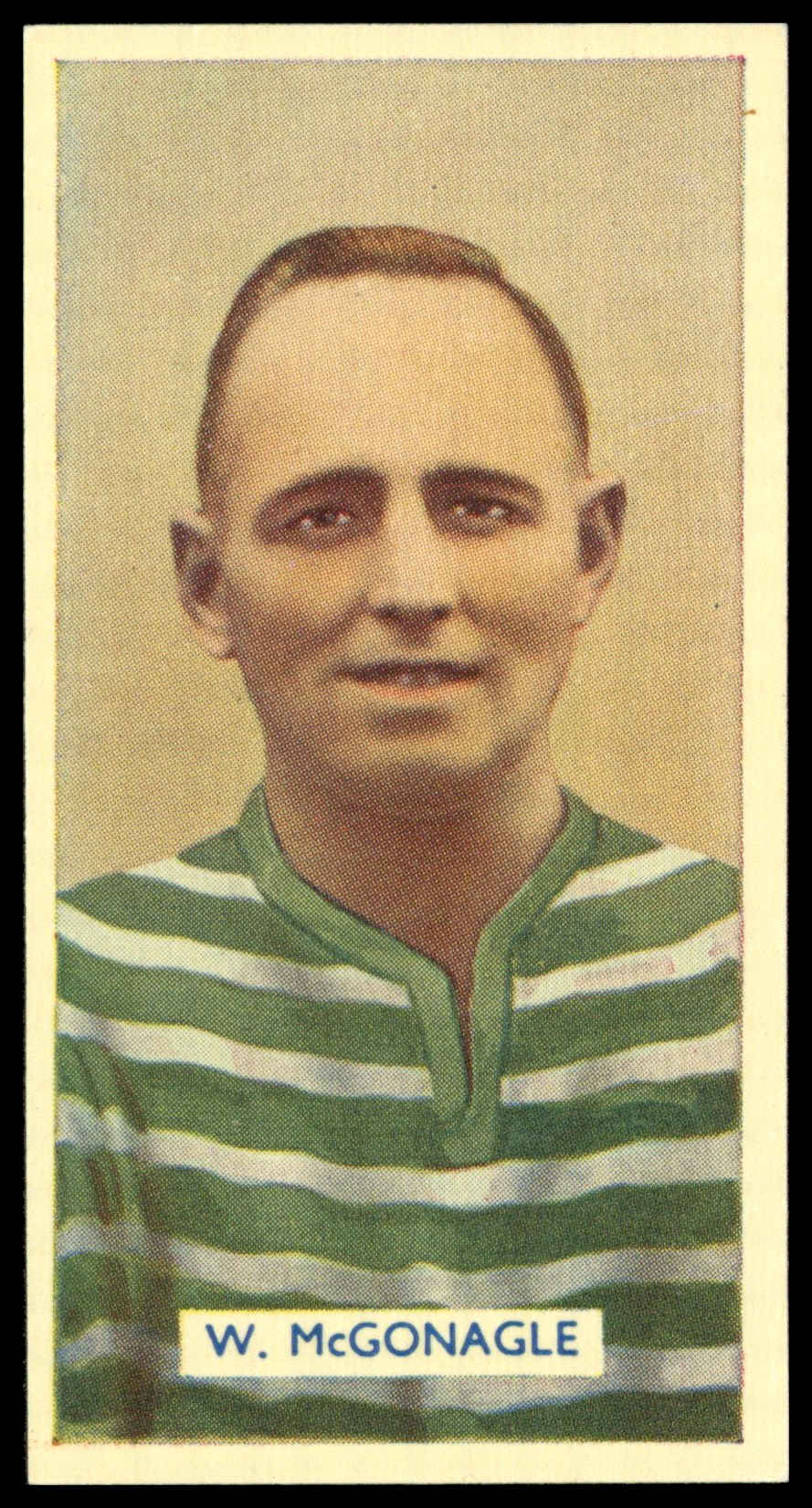 Carreras - 'Famous Footballers' (1936) - #41 - W. McGonagle (Celtic) Carreras - 'Famous Footballers' (1936) - #41 - W. McGonagle (Celtic)