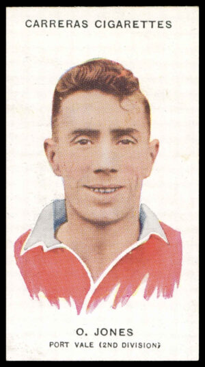 Carreras - 'Footballers (26mm)' (1934) - #9 - O. Jones (Norwich City)